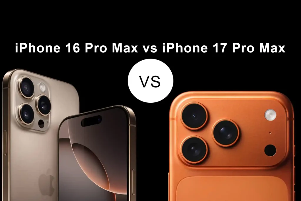 iPhone 16 Pro Max vs iPhone 17 Pro Max performance comparison showing 95% capability at lower cost