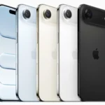 iPhone Air ultra-thin design comparison with iPhone 17 Pro showing 5.6mm thickness