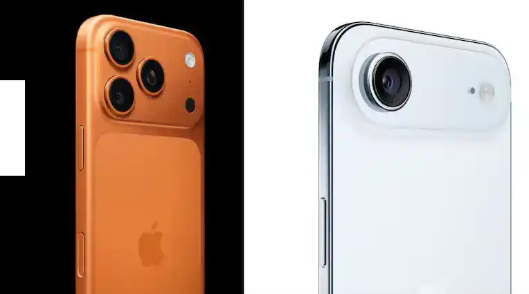 iPhone Air vs iPhone 17 Pro detailed specifications comparison table