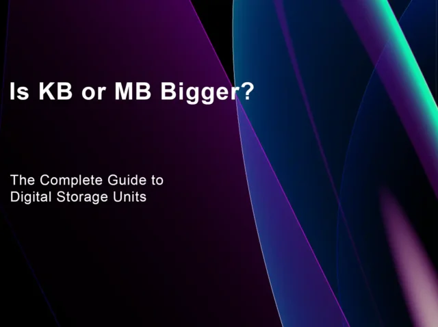 Visual comparison chart showing MB is bigger than KB with 1 MB equals 1,024 KB storage units - is kb or mb bigger?