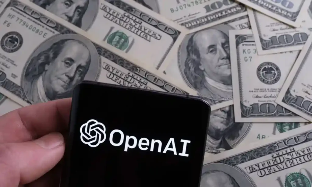 OpenAI stock revenue projections chart showing path to $100B by 2030