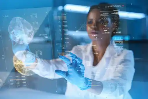 AI medical imaging integration architecture diagram showing EHR PACS VNA connectivity Epic Cerner