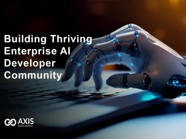 Enterprise AI developer community ecosystem showing interconnected developers, platforms, and partnerships