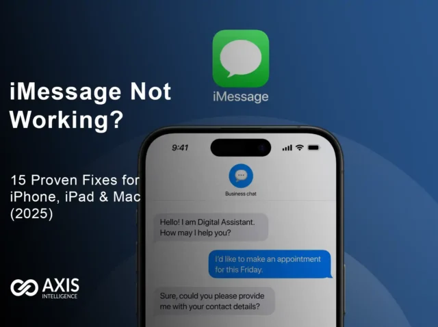 iMessage Not Working? 15 Proven Fixes for iPhone, iPad & Mac
