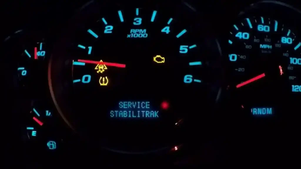 Step-by-step battery disconnect method to reset StabiliTrak warning on GM vehicles