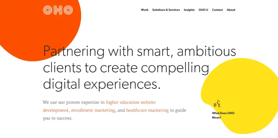 OHO Interactive – Web and UX for Higher Ed