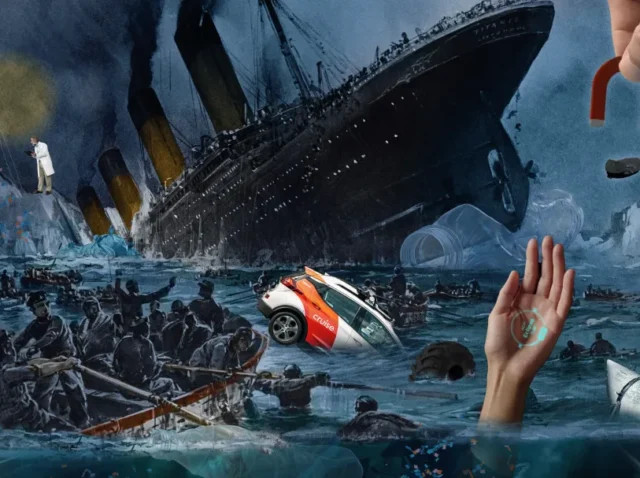 Biggest Technology Failures 2025, Collage of 2025's biggest technology failures including CrowdStrike outage, Apple Vision Pro, Boeing Starliner, and Intel processors