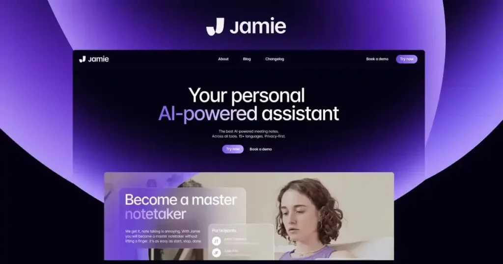 Jamie – AI Meeting Assistant Note taking apps 2026