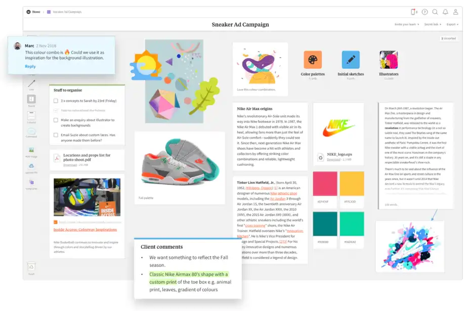 Note taking apps 2026 Milanote