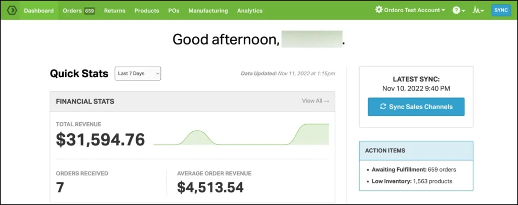 Ordoro Best Inventory Management Software 2026