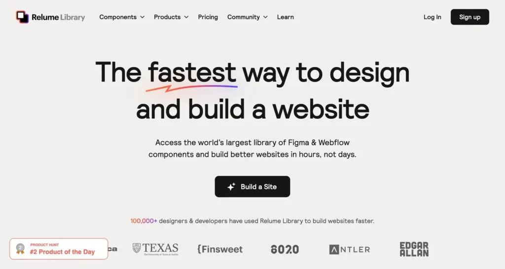 Relume Best AI Website Builders 2026 Analysis