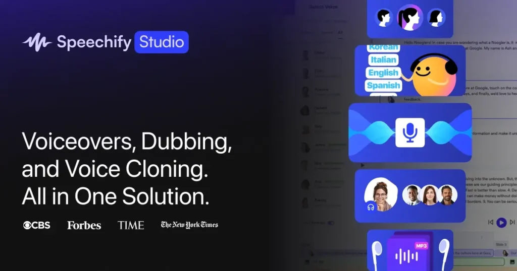 Speechify Best AI Voice Generators 2026