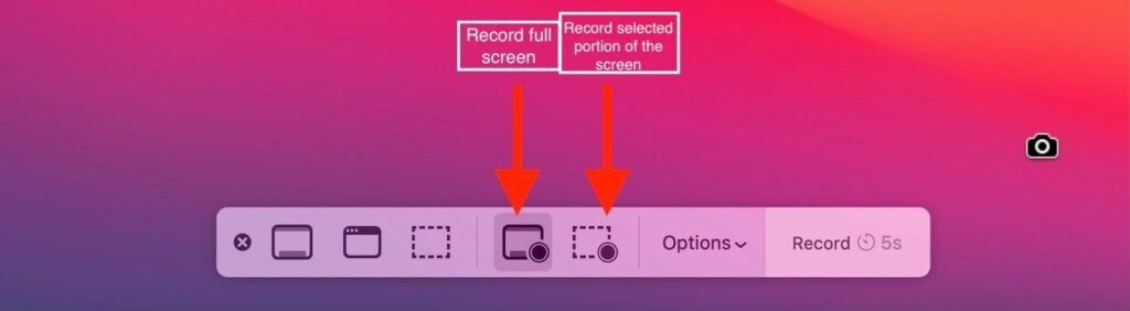 How to screen record on MacBook Air