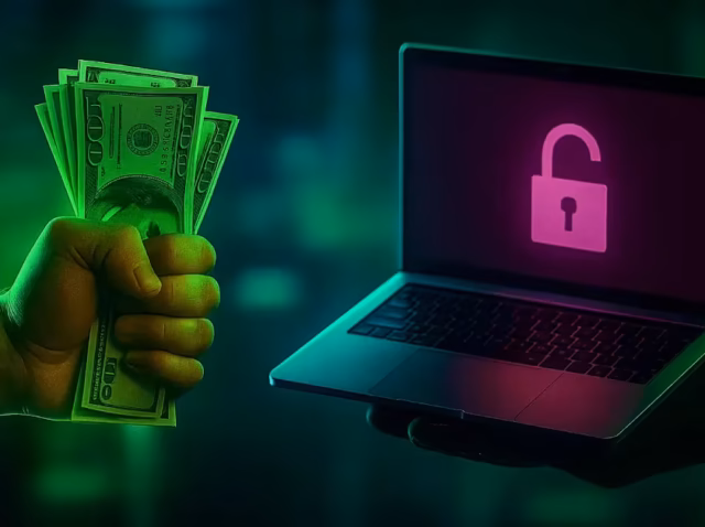 ransomware-statistics Ransomware statistics 2026 — ARECI sector exposure chart showing healthcare at 93.2/100