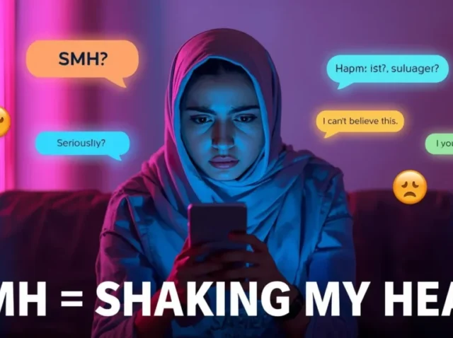 What Does SMH Mean in Texting? SMH stands for "Shaking My Head" — used to express disappointment or disbelief in texts and social media. See real examples, SMDH explained, and when not to use it.