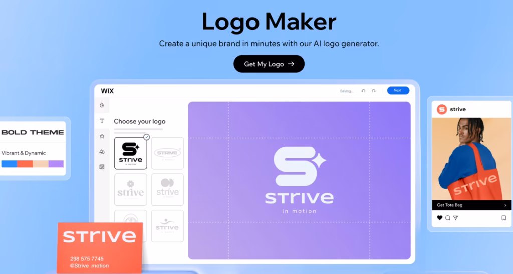 Best AI Logo Maker 2026: 9 Tools Tested, Scored, and Ranked Honestly 9 Wix Logo Maker Best for Wix Website Users (LMQI™: 71.1) Best for: Businesses building and hosting on Wix who want a zero-friction logo-to-website workflow.