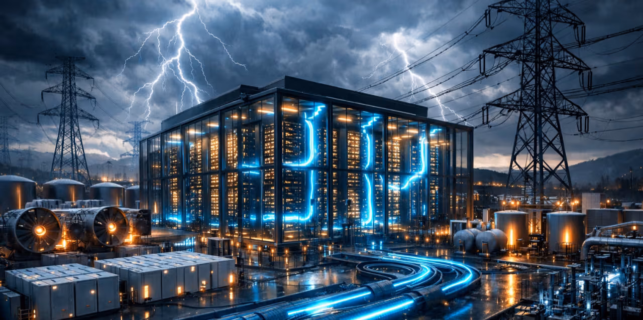 Bar chart showing AI data center construction cost per megawatt in 2026, from $11.3M standard to $45M full GPU stack AI data center cost per MW by tier in 2026 showing standard shell, liquid-cooled AI-optimized, and all-in GPU fit-out benchmarks