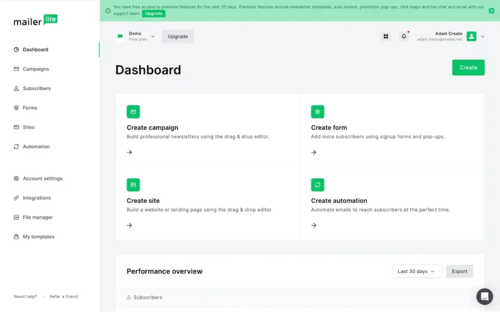 MailerLite Best for Simplicity Best For: Solo founders, early-stage stores under $100K annual revenue, or brands that tried Klaviyo and found it unnecessarily complex for their current stage.