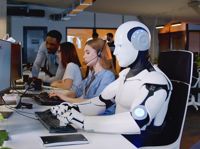 AI customer service statistics 2026 — chart showing 30% AI case share, $15.12B market, sector adoption rates AI customer service statistics 2026 by industry — Gartner McKinsey Salesforce data on contact center automation and cost savings