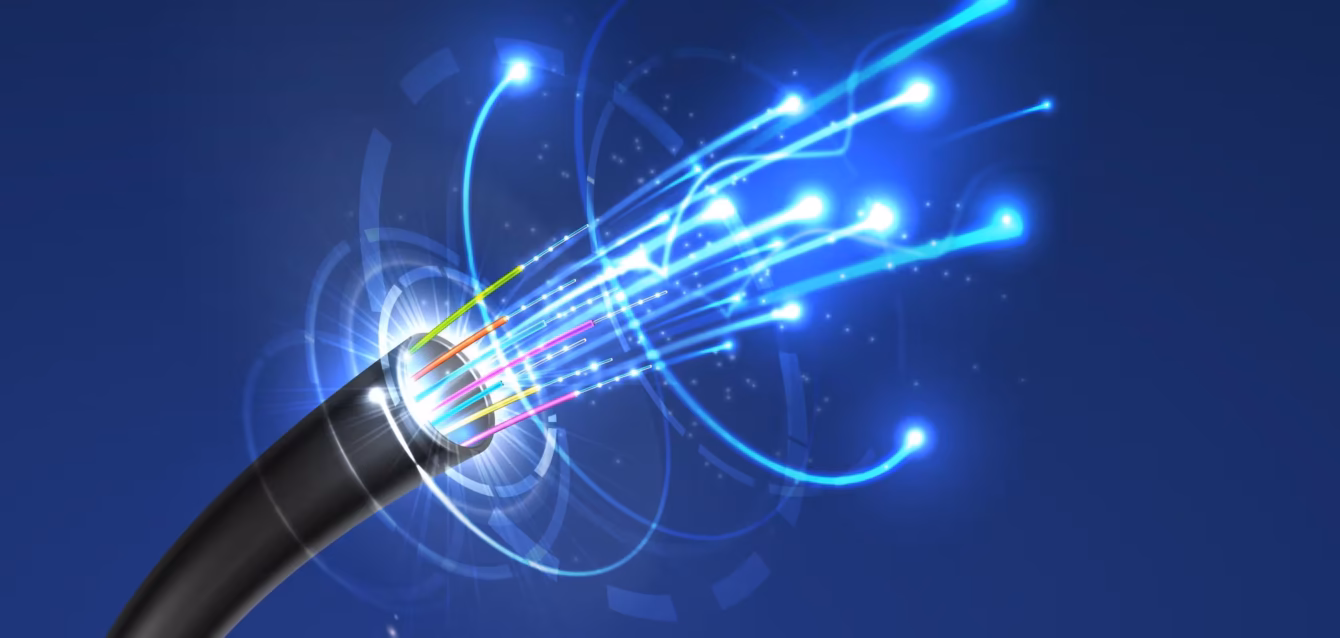 fiber-internet-statistics Fiber internet statistics 2026 — infographic showing US deployment, global FTTH share and speed data US fiber internet deployment map showing 84.6 million homes passed by fiber broadband in 2026