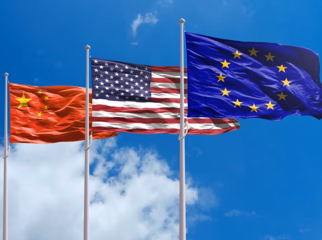 US EU China AI regulation comparison 2026 — Axis Regulatory Divergence Index EU AI Act fines versus US federal AI policy versus China CAC generative AI rules compared US vs EU vs China AI regulation 2026
