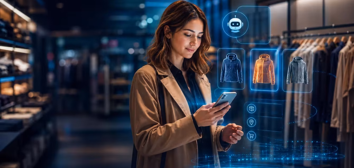 AI in retail statistics 2026 chart showing 14 percent retail adoption versus 19.8 percent US national average Retail AI adoption rate by sector 2026 comparing retail trade, information and finance from US Census Bureau data