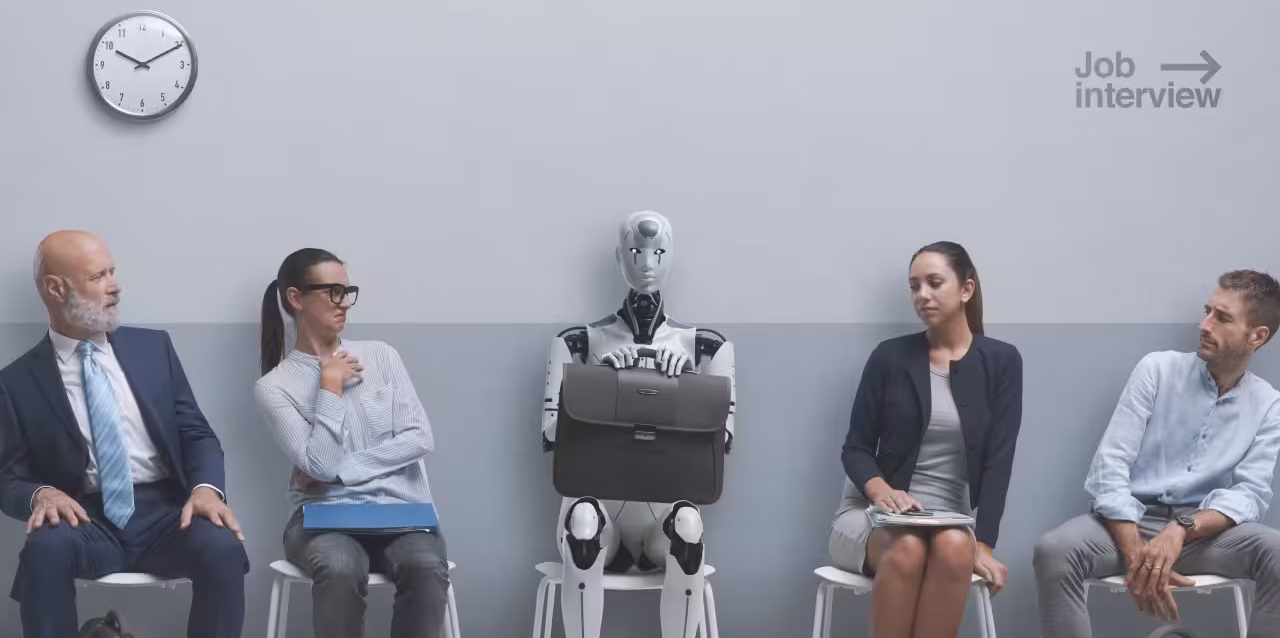 ai-job-losses-by-industry AI job losses by industry 2026 chart ranking eight US sectors by AI Labor Pressure Index score Which industries are losing jobs to AI in 2026 — technology 4,157 announced cuts per 100,000 workers versus health care 144