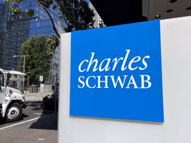 charles-schwab-statistics Charles Schwab statistics 2026 chart showing .04 trillion in total client assets and 39.9 million active brokerage accounts Schwab client margin balances rising to 9.9 billion, 12 percent of all US margin debt, July 2026