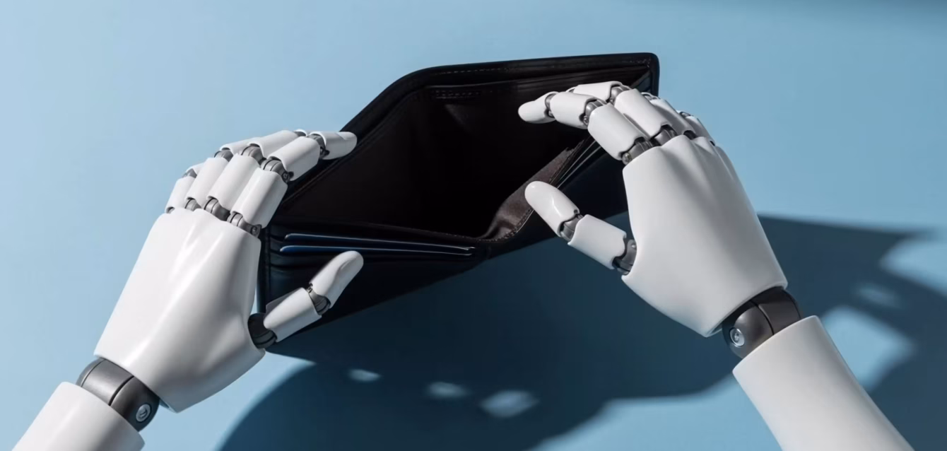 Corporate AI spending statistics 2026 chart showing $2.59 trillion worldwide AI spending split by market segment AI spending by company size compared with small business loan approval rates and the 35.8-point Corporate AI Funding Gap