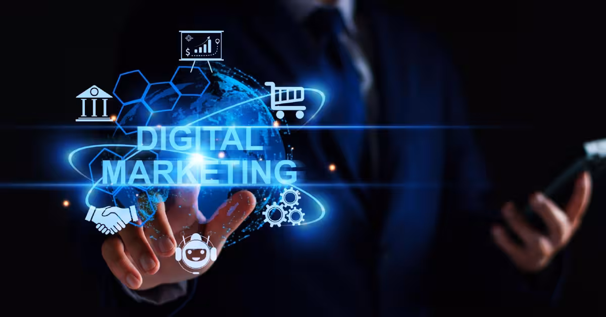 digital-marketing-statistics Digital marketing statistics 2026 chart showing Google, Meta and Amazon capturing 98.27 percent of new digital advertising dollars Digital ad spend by platform Q2 2026 with Meta at 59.4 billion dollars and Amazon advertising at 19.8 billion dollars