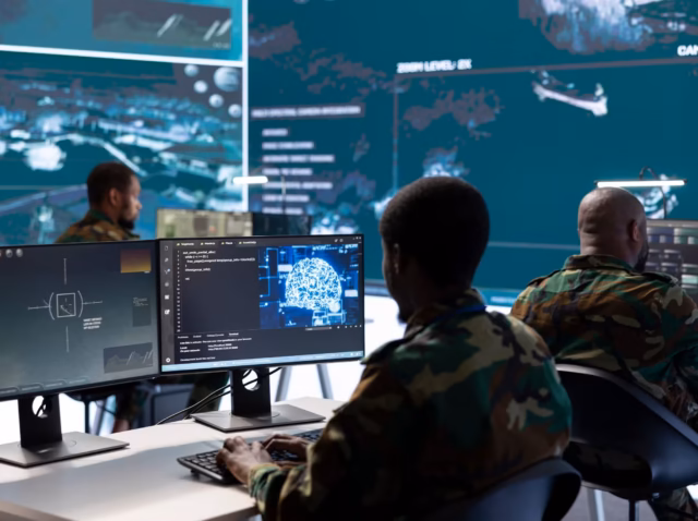 military-ai-companies Military AI companies ranked by disclosed US Department of War contract ceiling in 2026, with Anduril at billion and Palantir at billion Defense AI Anchoring Score chart comparing defense AI companies and AI defense contractors on contract ceiling, program-of-record status and classified-network access