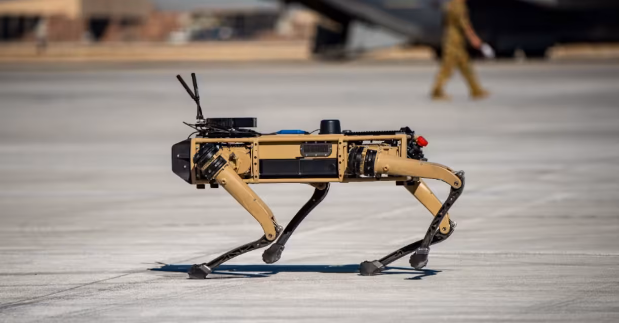 military-robotics-statistics Military robotics statistics 2026 chart showing monthly unmanned ground vehicle missions rising from 7,511 in January to 19,969 in July UGV mission and defence budget data comparing Ukraine ground robot deployment with US autonomous ground vehicle funding in 2026