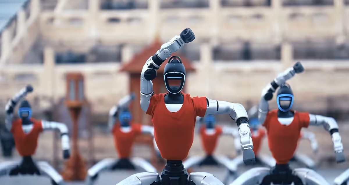 unitree-robotics-statistics Unitree Robotics statistics 2026 chart showing 5,500 humanoid robots shipped and 1.699 billion yuan revenue Unitree humanoid unit valuation and realized price per humanoid, Axis Intelligence Research dataset