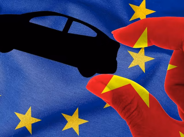 chinese-ev-market-share-europe Chinese EV market share in Europe 2026 chart showing BYD SAIC Chery and Leapmotor registrations across EU EFTA and UK markets Chinese car brands market share EU 6.64 percent versus 13.11 percent outside the EU tariff perimeter H1 2026 on the Axis CAPI index