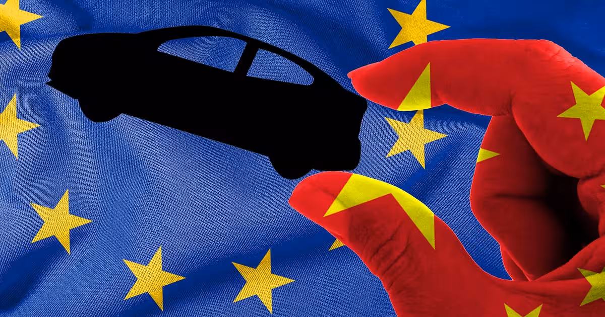 chinese-ev-market-share-europe Chinese EV market share in Europe 2026 chart showing BYD SAIC Chery and Leapmotor registrations across EU EFTA and UK markets Chinese car brands market share EU 6.64 percent versus 13.11 percent outside the EU tariff perimeter H1 2026 on the Axis CAPI index