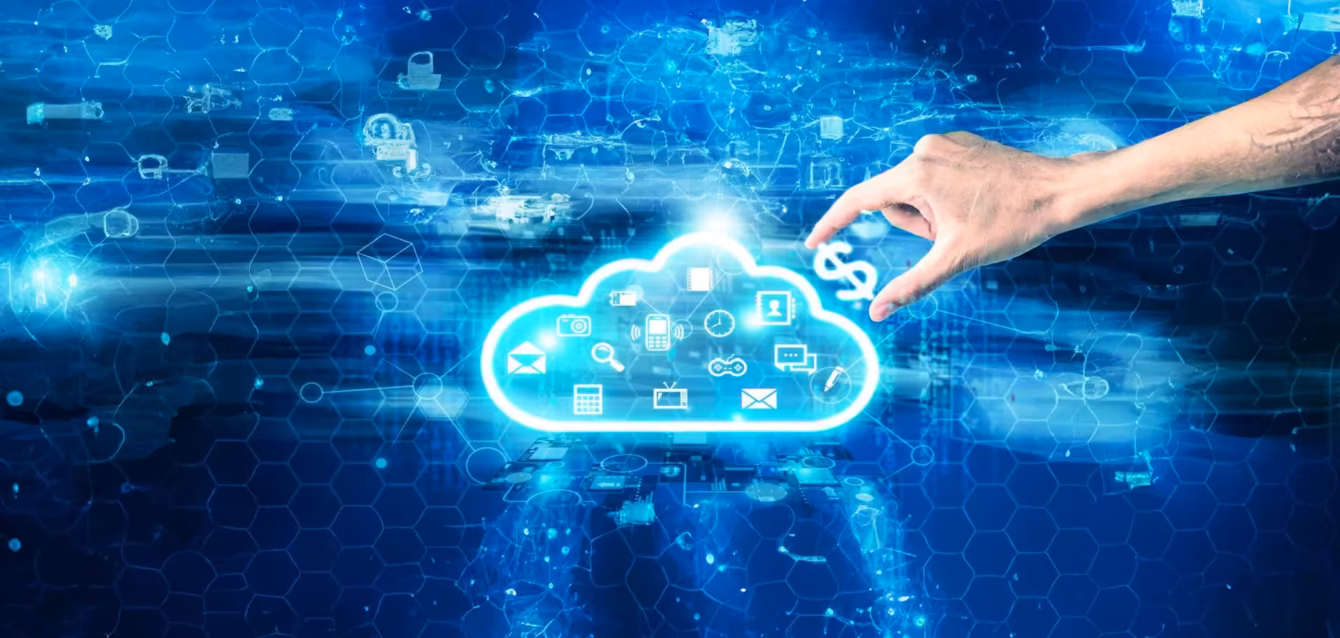 cloud-spending-by-industry Cloud spending by industry 2026 chart ranking banking, software and retail as top public cloud spenders Workload Depth Ratio WDR by industry showing IT services at 64.5 versus construction at 17.9 in the EU