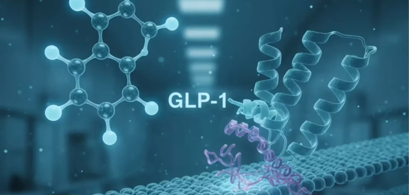 glp-1-market-statistics GLP-1 market statistics 2026 chart showing Eli Lilly share of Lilly–Novo GLP-1 revenue rising from 36.0 to 61.8 Lilly vs Novo Nordisk GLP-1 market share 2024 to Q2 2026 based on Mounjaro, Zepbound, Ozempic and Wegovy sales