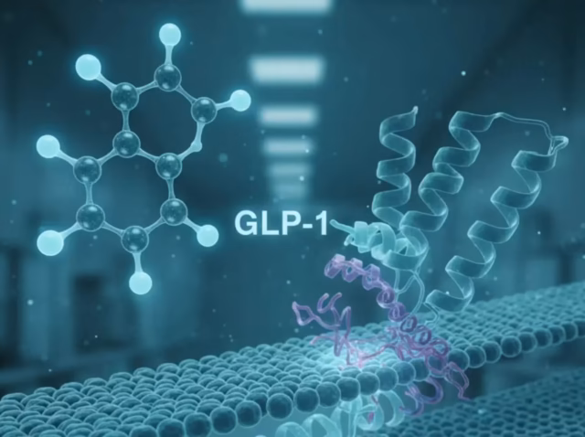 glp-1-market-statistics GLP-1 market statistics 2026 chart showing Eli Lilly share of Lilly–Novo GLP-1 revenue rising from 36.0 to 61.8 Lilly vs Novo Nordisk GLP-1 market share 2024 to Q2 2026 based on Mounjaro, Zepbound, Ozempic and Wegovy sales