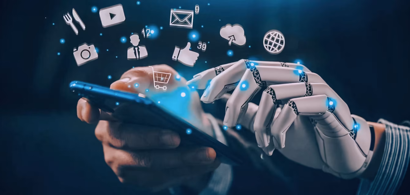 ai-in-social-media-statistics-update AI in social media statistics 2026, SAPI gauge at 46.1 with the four layer bars. Alt: "Social AI Penetration Index 2026 reads 46.1: creation 94, audience 56, ad buying 31.6, disclosure 2.7, 94% create with AI · 2.7% labeled" split visual. Alt: "94% of social media marketers use AI while about 2.7% of daily TikTok uploads carry an AI label