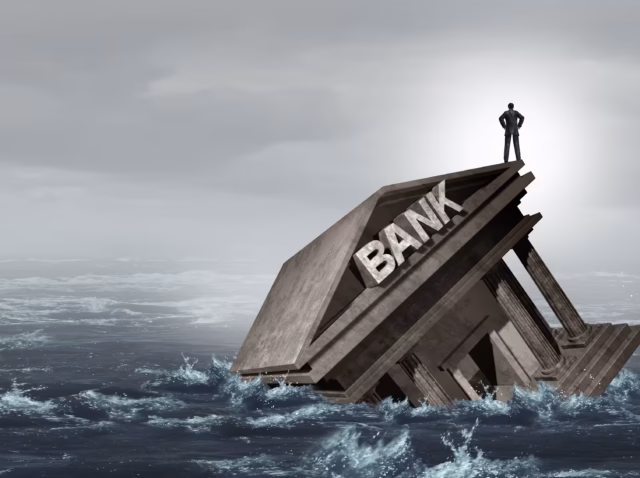 bank-failures Bank failure 2026 chart showing six US bank failures with .45 billion in assets and a 3.3 million FDIC loss US bank failures by year since 2007 and the Failure Loss Severity Ratio by bank size, small banks costing the FDIC 25.69 cents per dollar