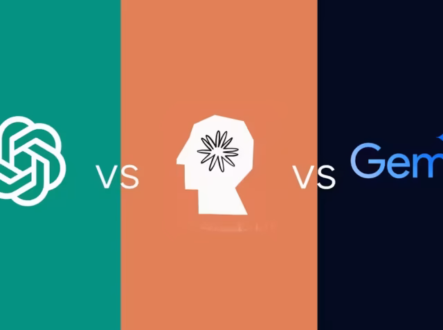 chatgpt-vs-claude-vs-gemini-statistics ChatGPT vs Claude vs Gemini statistics 2026 showing Five-Lens Share Index scores of 58.9, 25.7 and 15.5, ChatGPT, Gemini and Claude market share compared across web traffic, app audience, referrals, US surveys and enterprise API spend