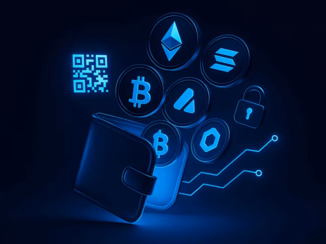 crypto-wallet-statistics Crypto wallet statistics 2026 chart showing 741 million crypto owners against 40–70 million monthly active users, How many crypto wallets are there in 2026 — 57.2 million funded bitcoin addresses and the Axis Hold-to-Use Gap of 13 owners per active user