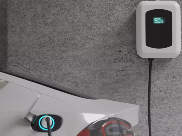 ev-charger-installation-cost EV charger installation cost 2026 by electrical readiness tier, from clean install to panel upgrade Level 2 home charger installed next to an electrical panel showing how a panel upgrade triples installation cost