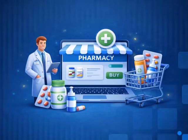 online-pharmacy-statistics Online pharmacy statistics 2026 chart showing Germany's Rx Channel Gap Ratio falling from 23.7 to 11.8 How many prescriptions are filled online in 2026, OTC vs prescription mail-order share in Germany, Axis Intelligence Research