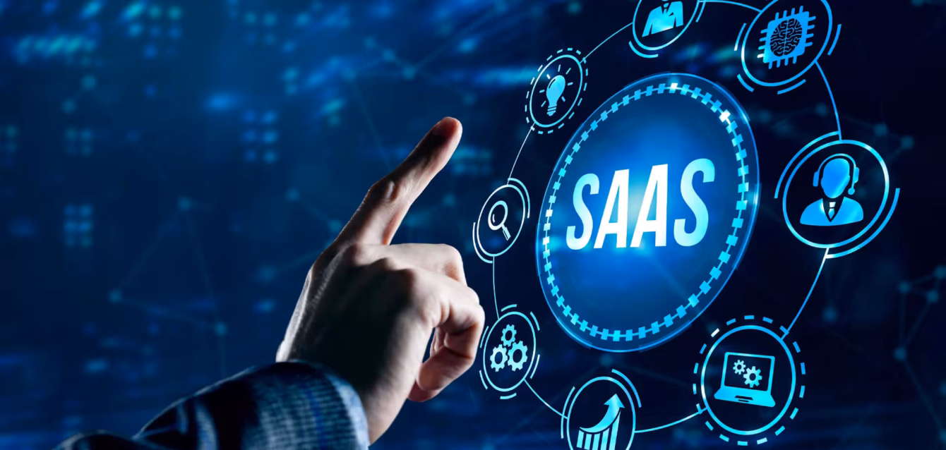 saas-statistics SaaS statistics 2026 chart of worldwide software spending of ,468 billion and SaaS vendor growth of 14.9% SaaS Revenue Visibility Ratio 2026 for Workday, ServiceNow and Salesforce showing contracted share of next-year subscription revenue