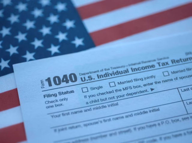 us-tax-statistics US tax statistics 2026 chart showing federal revenue by source and the 68.2% Paycheck Tax Reliance Ratio Where US federal tax revenue comes from in fiscal 2026, with tariff refunds and federal taxes paid by state